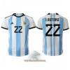 Officiële Voetbalshirt Argentinië Lautaro Martinez 22 Thuis WK 2022 - Heren